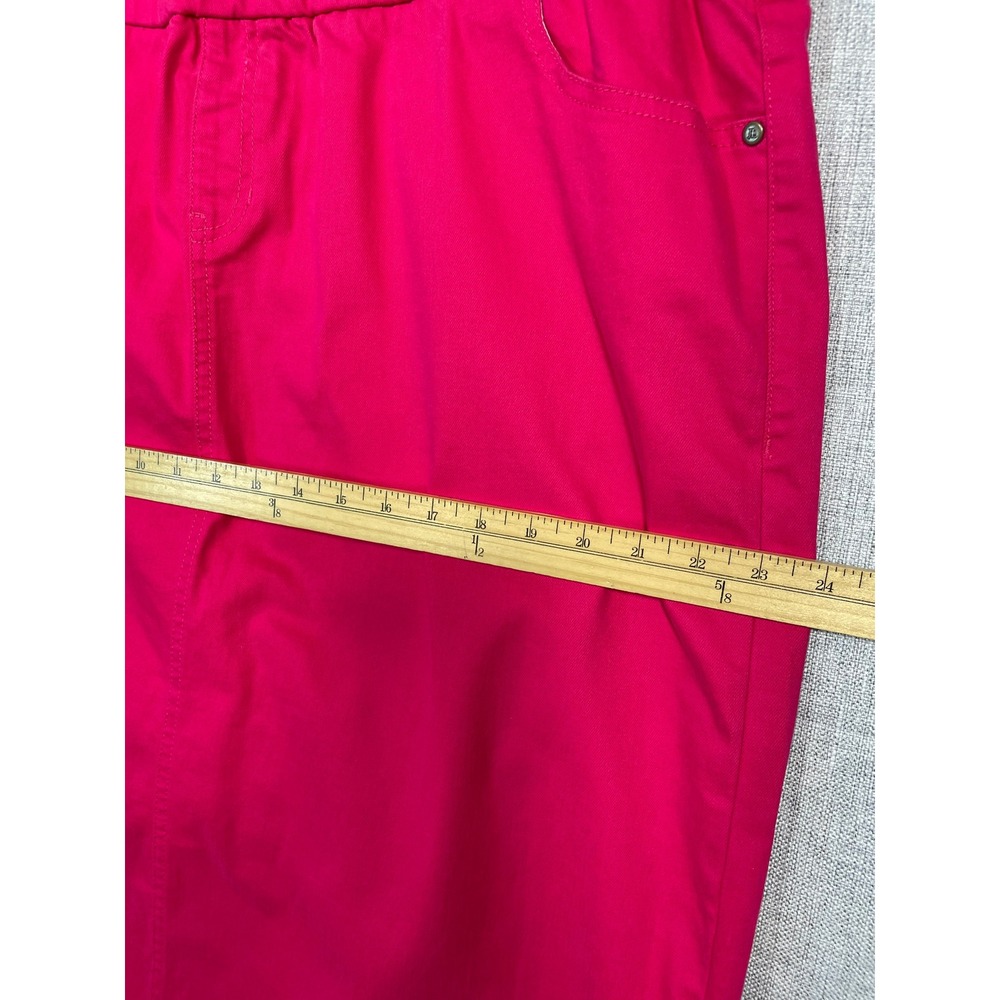 Jessica London Womens Denim Skirt Size 20W‎ Pink Cotton Blend Pull On Pencil - Picture 7 of 10